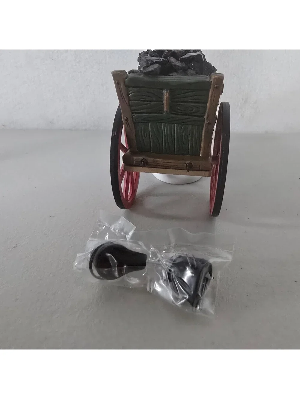 DELIVERING COAL FOR THE HEARTH Dept 56 Heritage Village Collection 58326 Retired